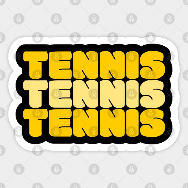 Tennis Design for Tennis Lover Sticker by etees0609